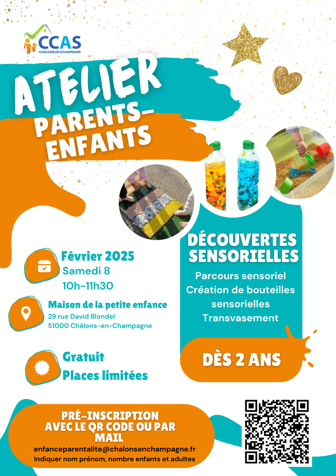 Ateliers du réseau de parentalité châlonnais en février 2024