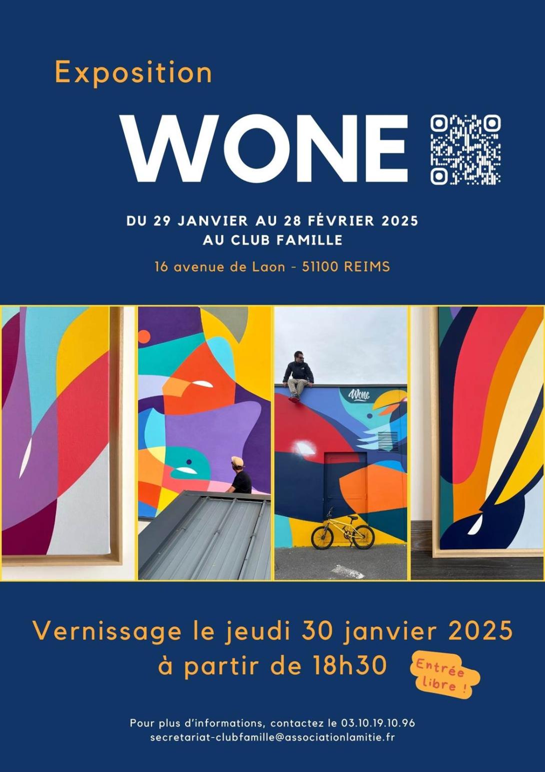 Vernissage de l’artiste peintre - muraliste WONE