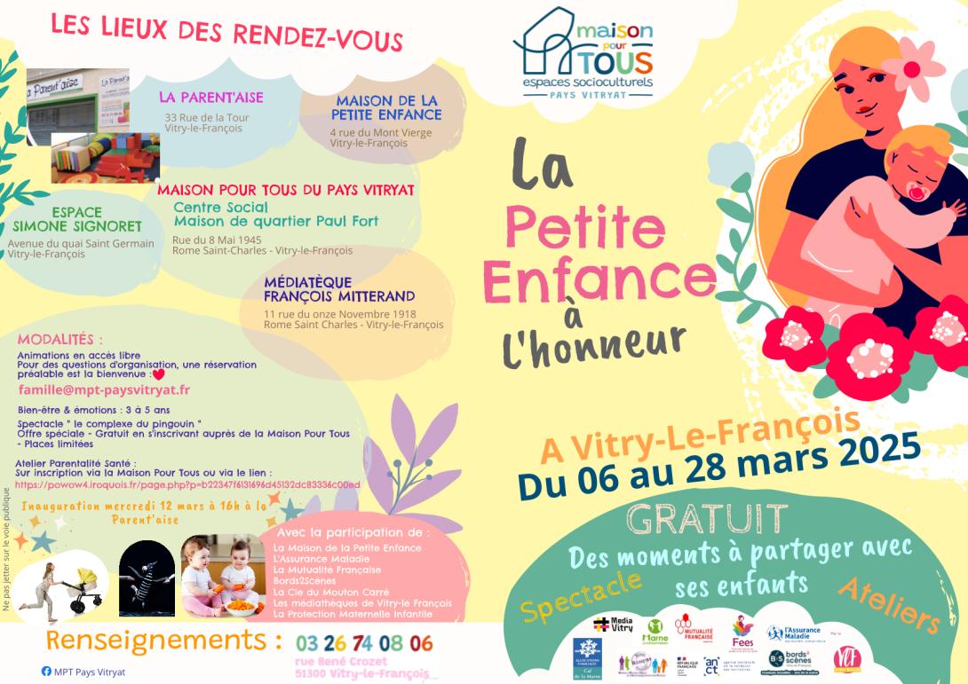 « La petite enfance à l’honneur » à Vitry-le-François du 6 au 28 mars 2025