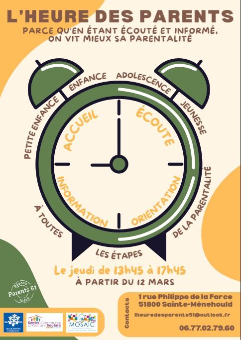 affiche L'HEURE DES PARENTS