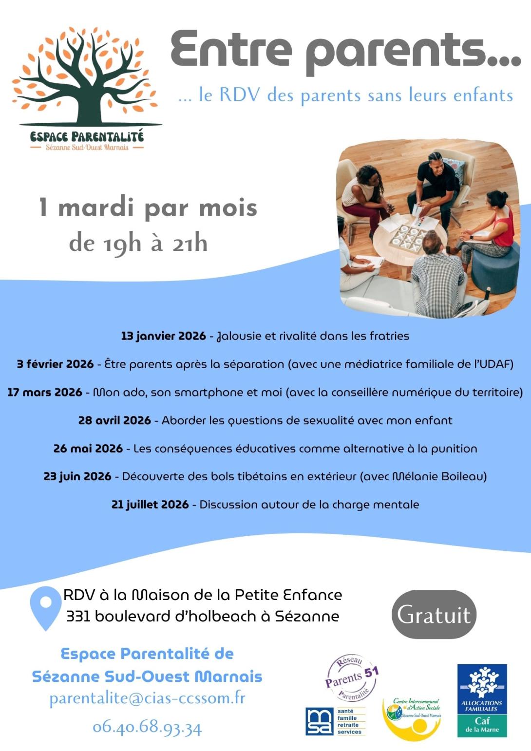 affiche entre parents...