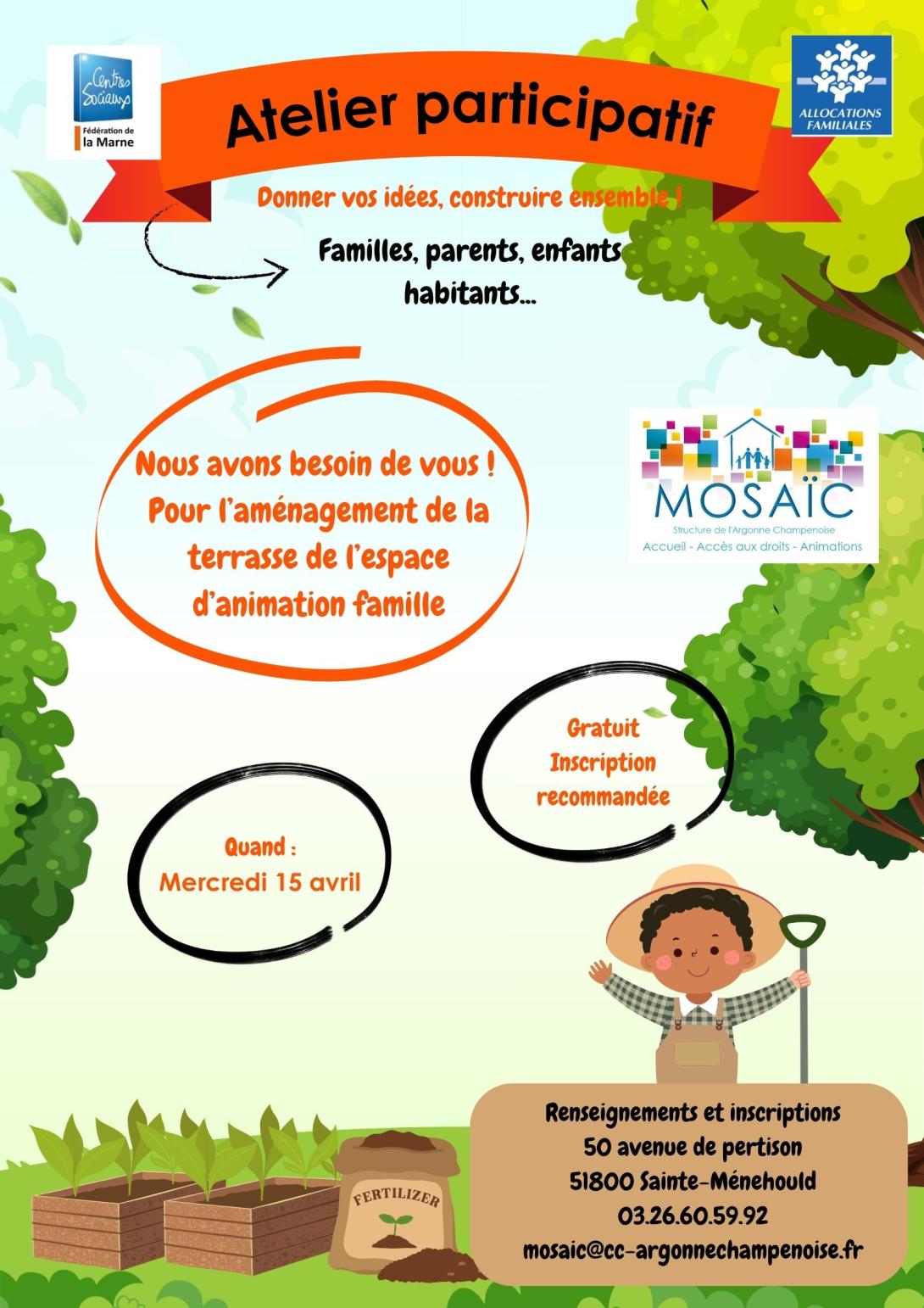 affiche atelier participatif