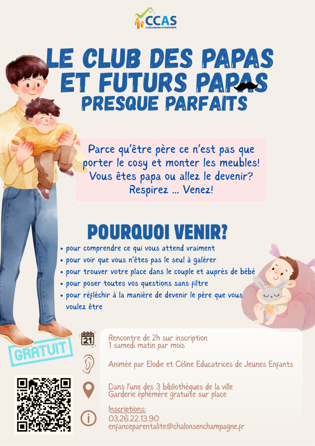 affiche club papas