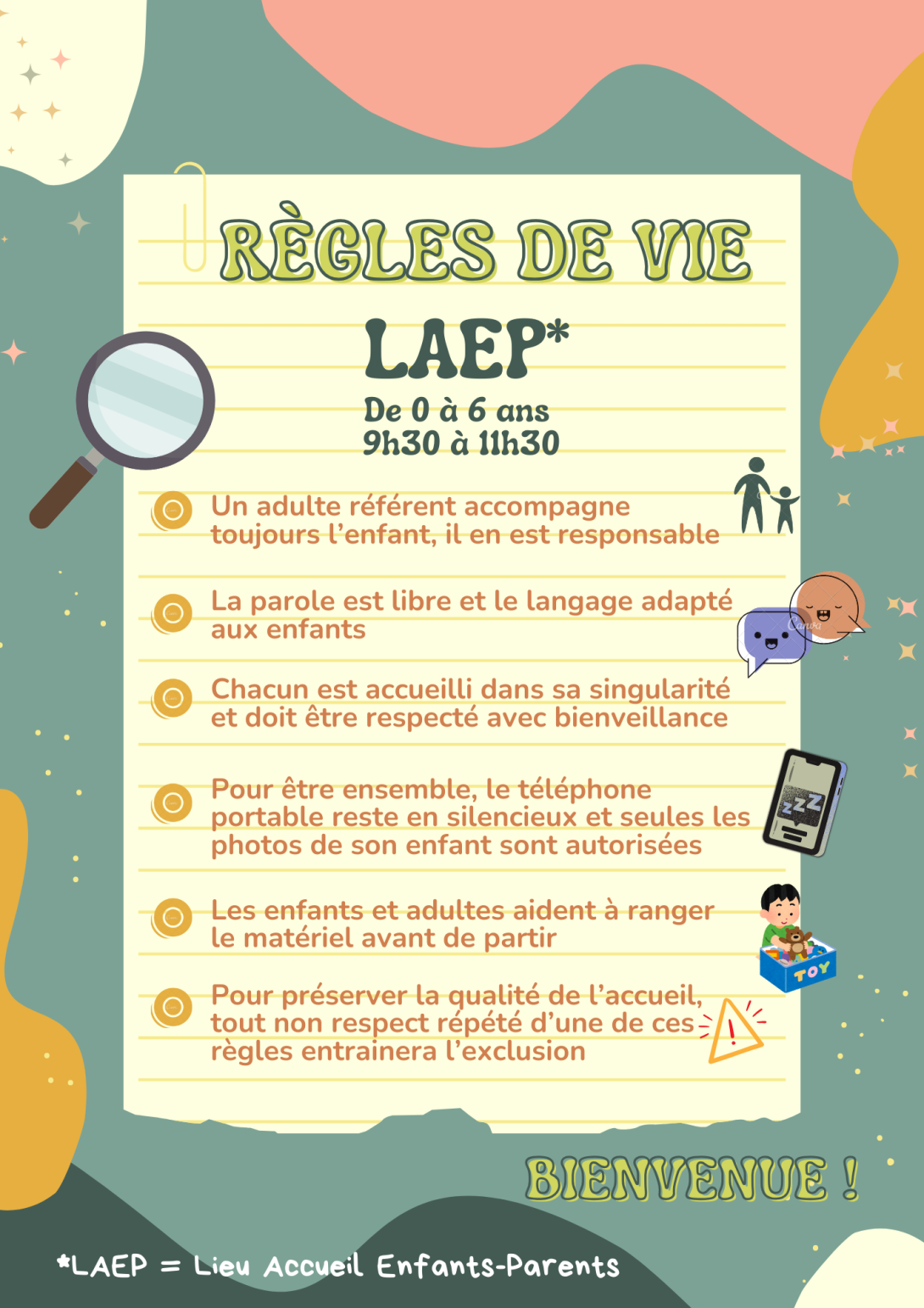 LAEP Lieu Accueil Enfant Parent - Rive gauche