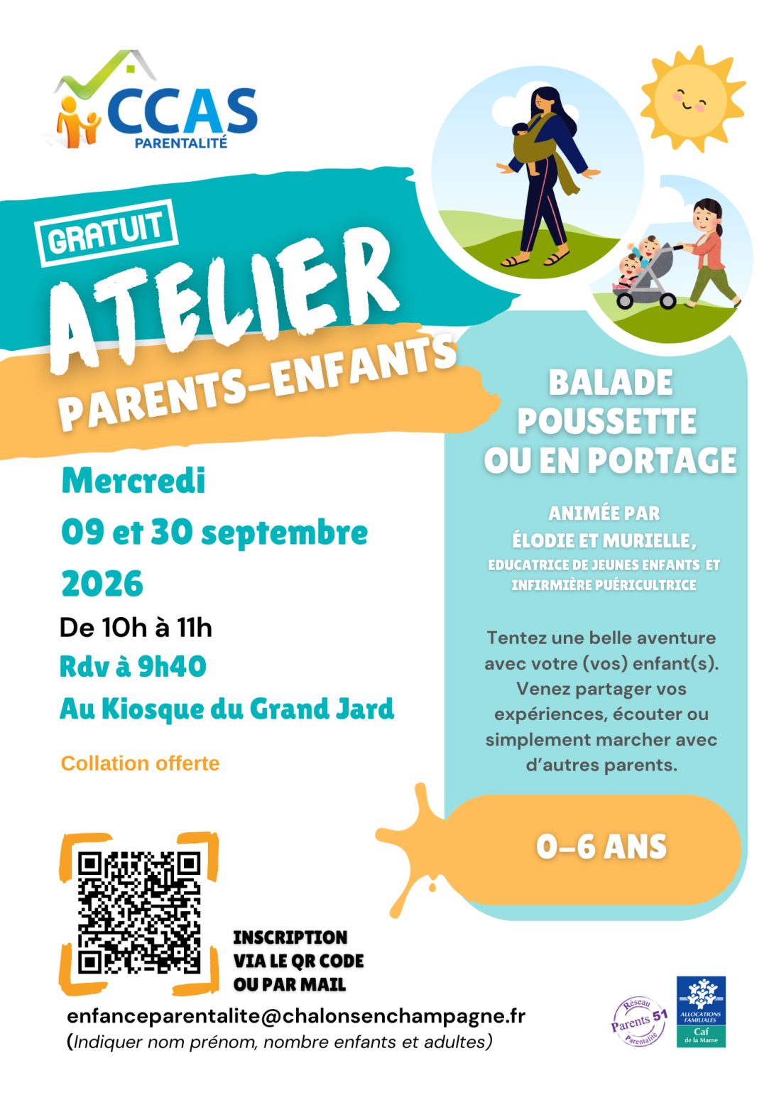 Balade poussette et portage
