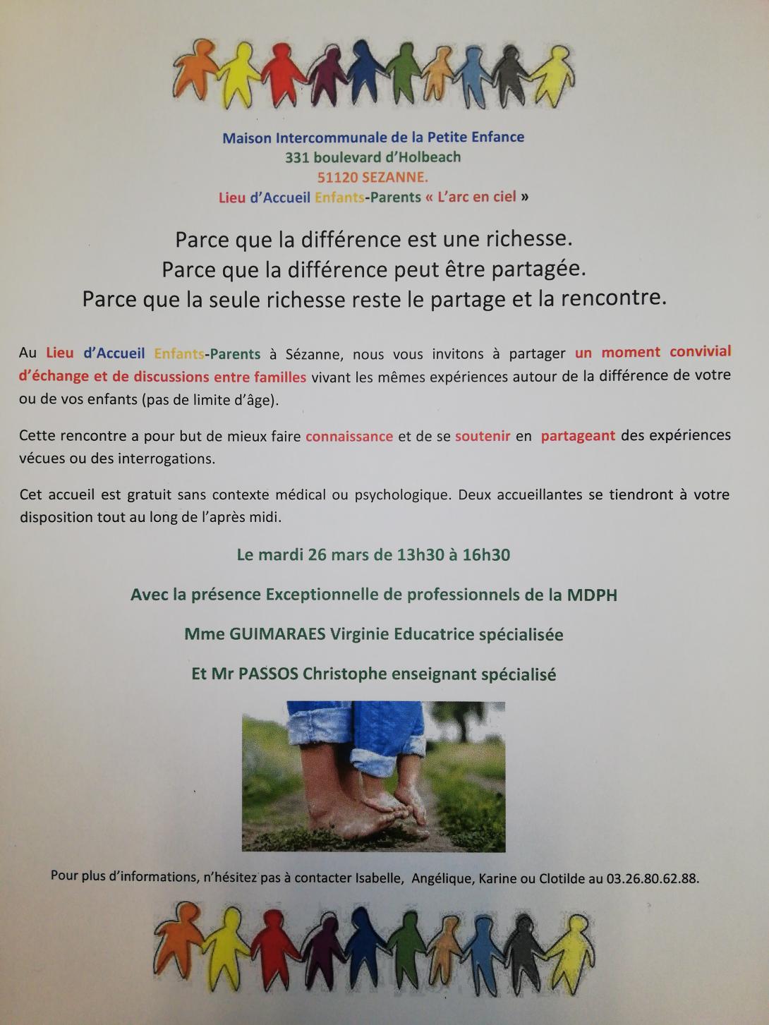 Rencontre de parents d'enfants différents